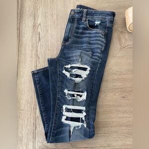 American Eagle size 10 Short Hi-Rise Jegging 360 next level stretch